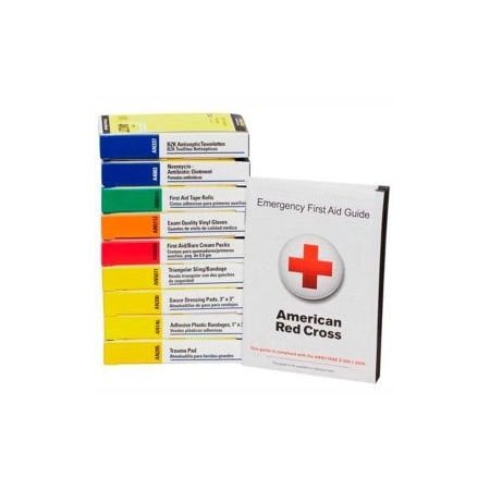 Acme United First Aid Only 740010 ANSI Compliant First Aid Kit Refill for 10 Unit First Aid Kits 740010
